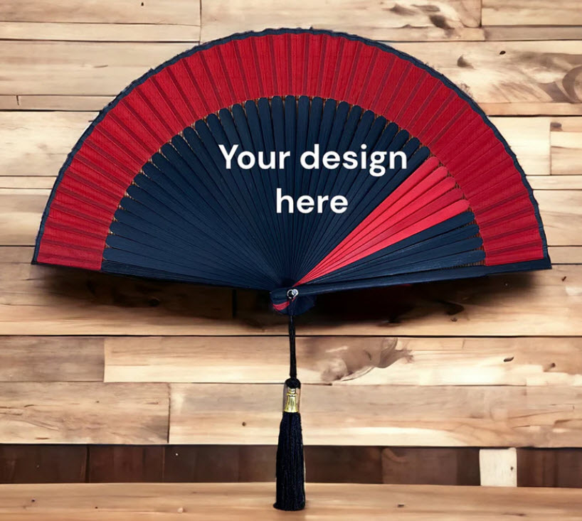 Custom Bamboo Fans as your premium corporate gifts – TheXstyle Pte Ltd
