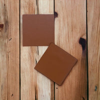 Eco Friendly Gifts-Vegan leather Coaster 01