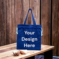 Custom Drawstring Tote Bag Printing 06C (34x37cm)