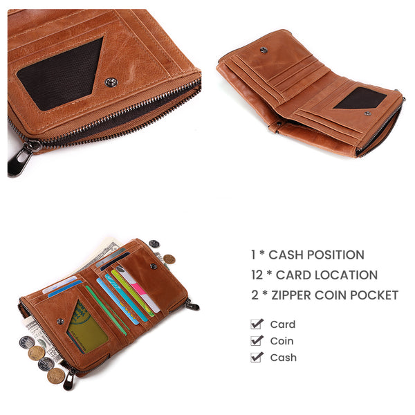 Custom Genuine Leather wallet 02