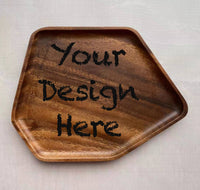 Custom solid wooden tray 20(19.5x2cm)