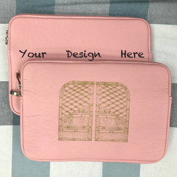 Custom laptop case pink