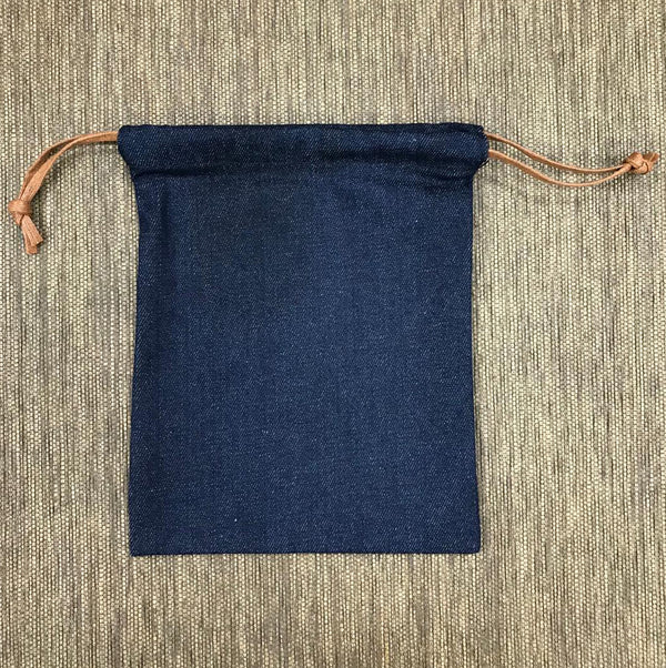 Custom Denim Drawstring Bag 103