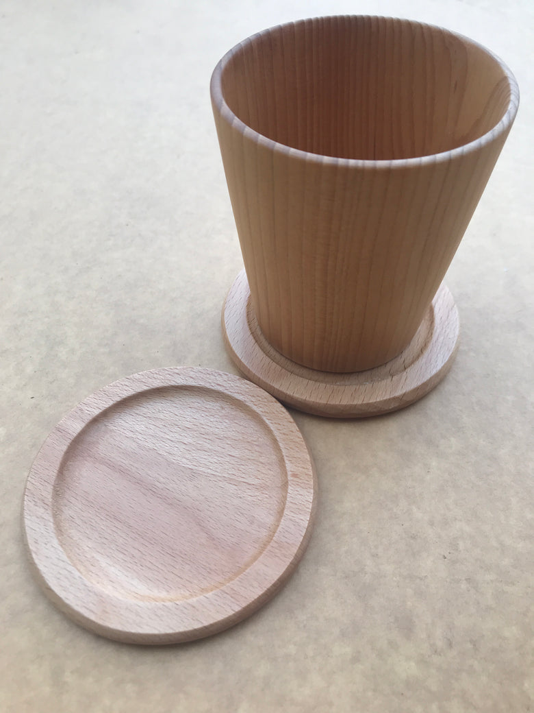 Custom wood coaster with engrave method