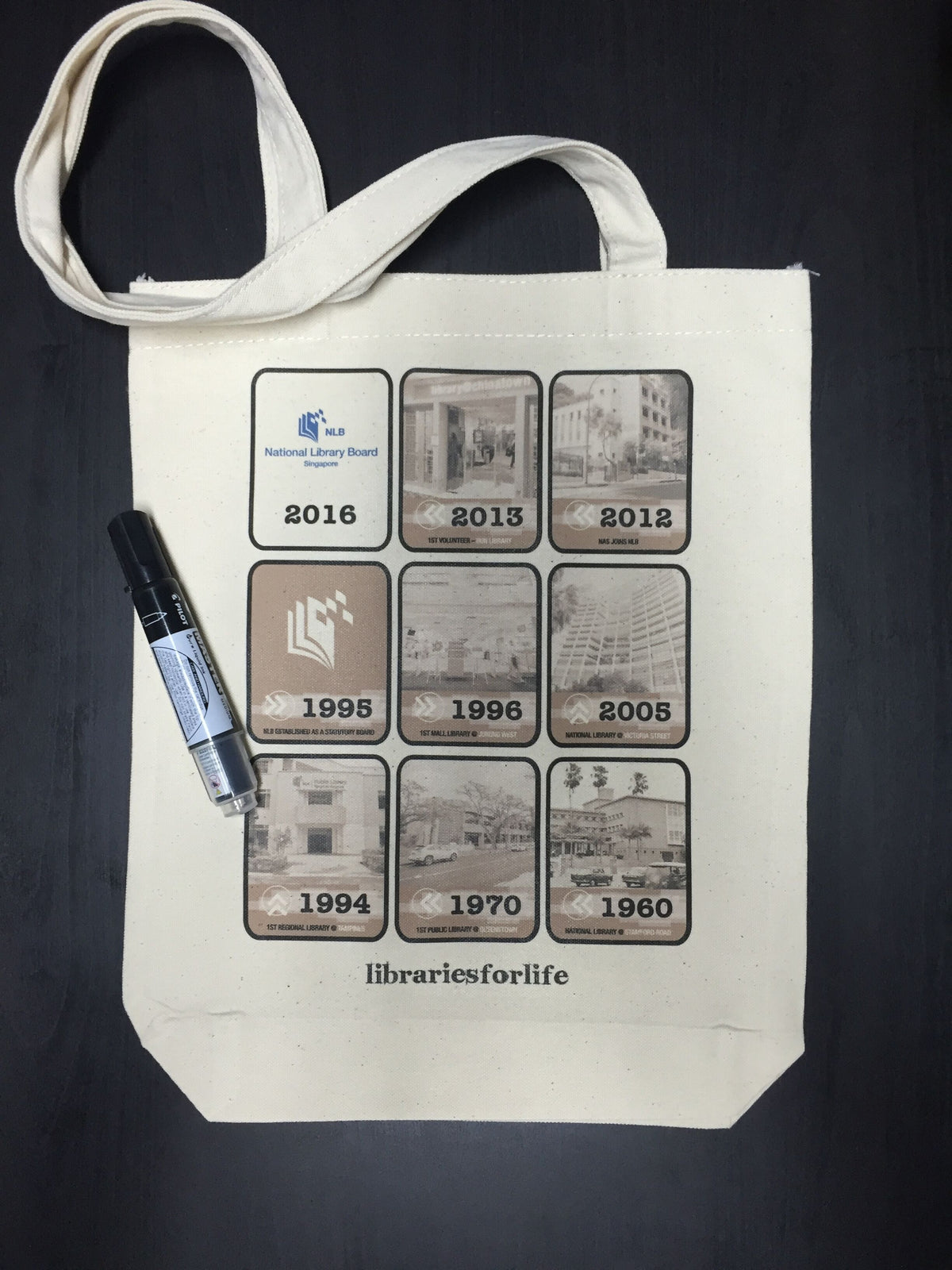 custom tote bag printing for NLB