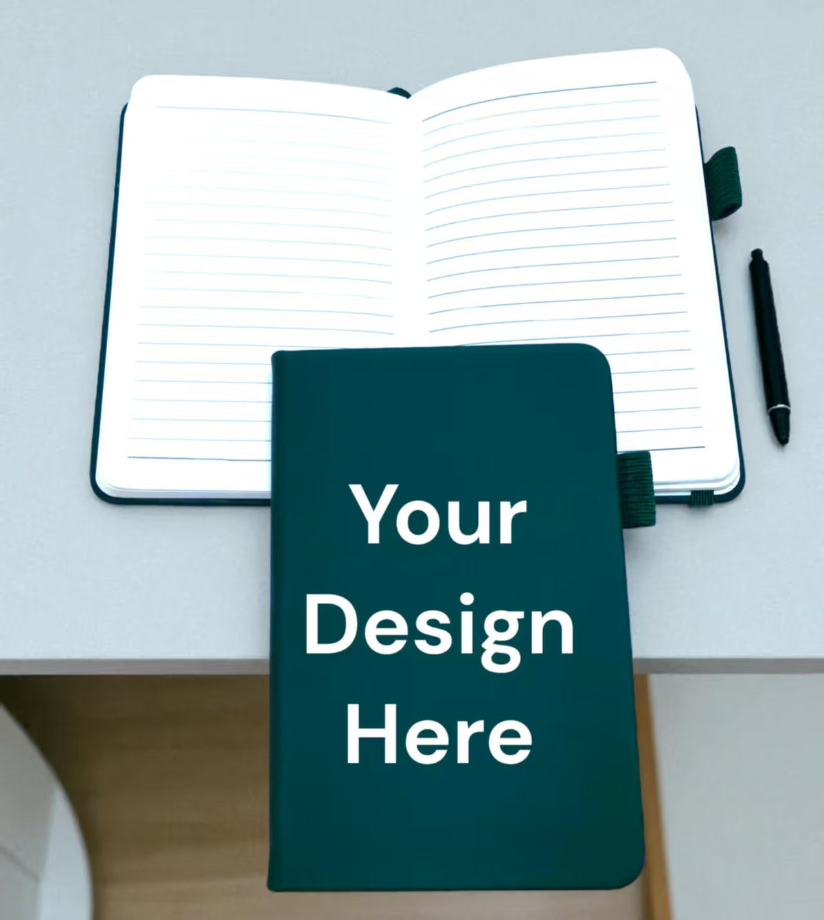 Luxury Custom Notebook with Elastic Closure – Premium Branding