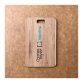 Custom Bamboo Luggage Tag 13