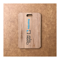 Custom Bamboo Luggage Tag 13