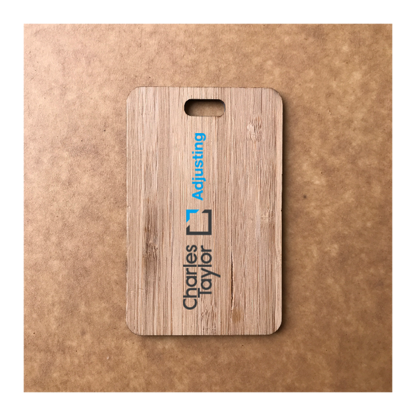Custom Bamboo Luggage Tag 13