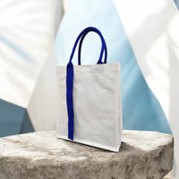 Jute Custom Tote Bag with Eco Printing – Natural Singapore Design