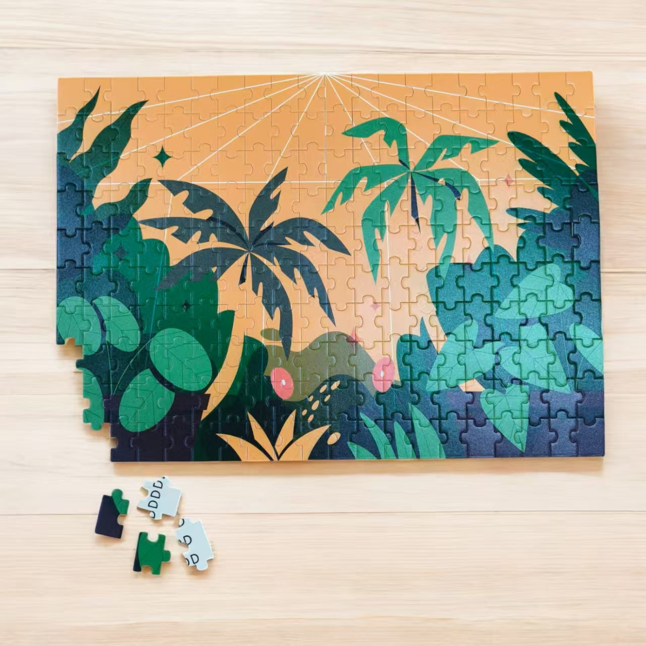 Custom puzzle printing samples with various designs Singapore