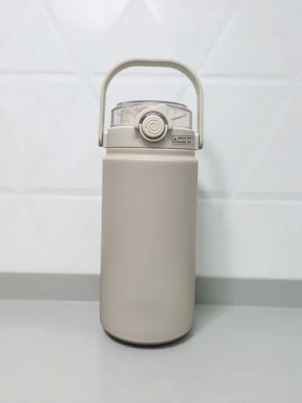 Custom Thermos Flask 213 1L with company logo engraved on large capacity stainless steel vacuum bottle