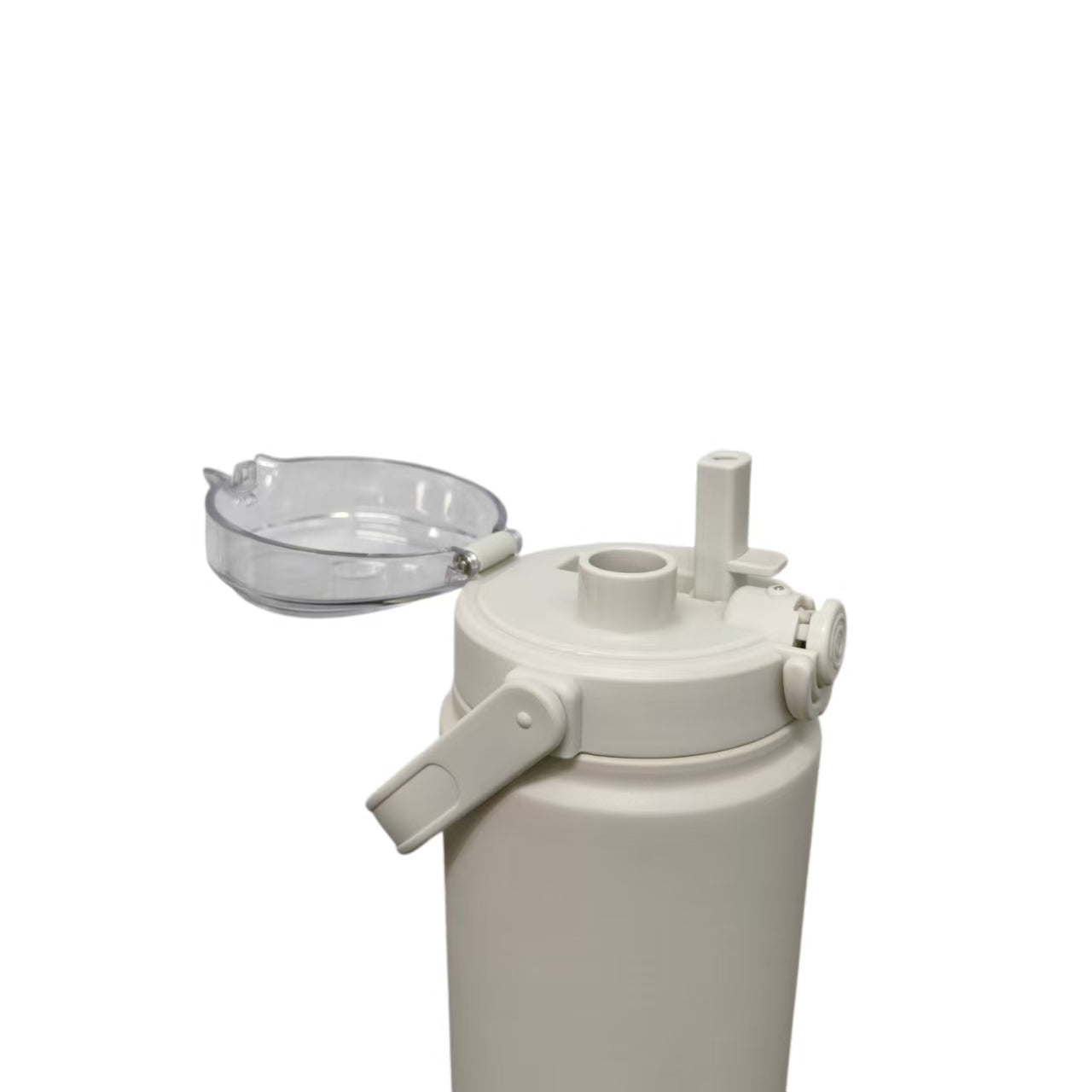 Custom thermos flask with backpack showing portable design for outdoor and office use