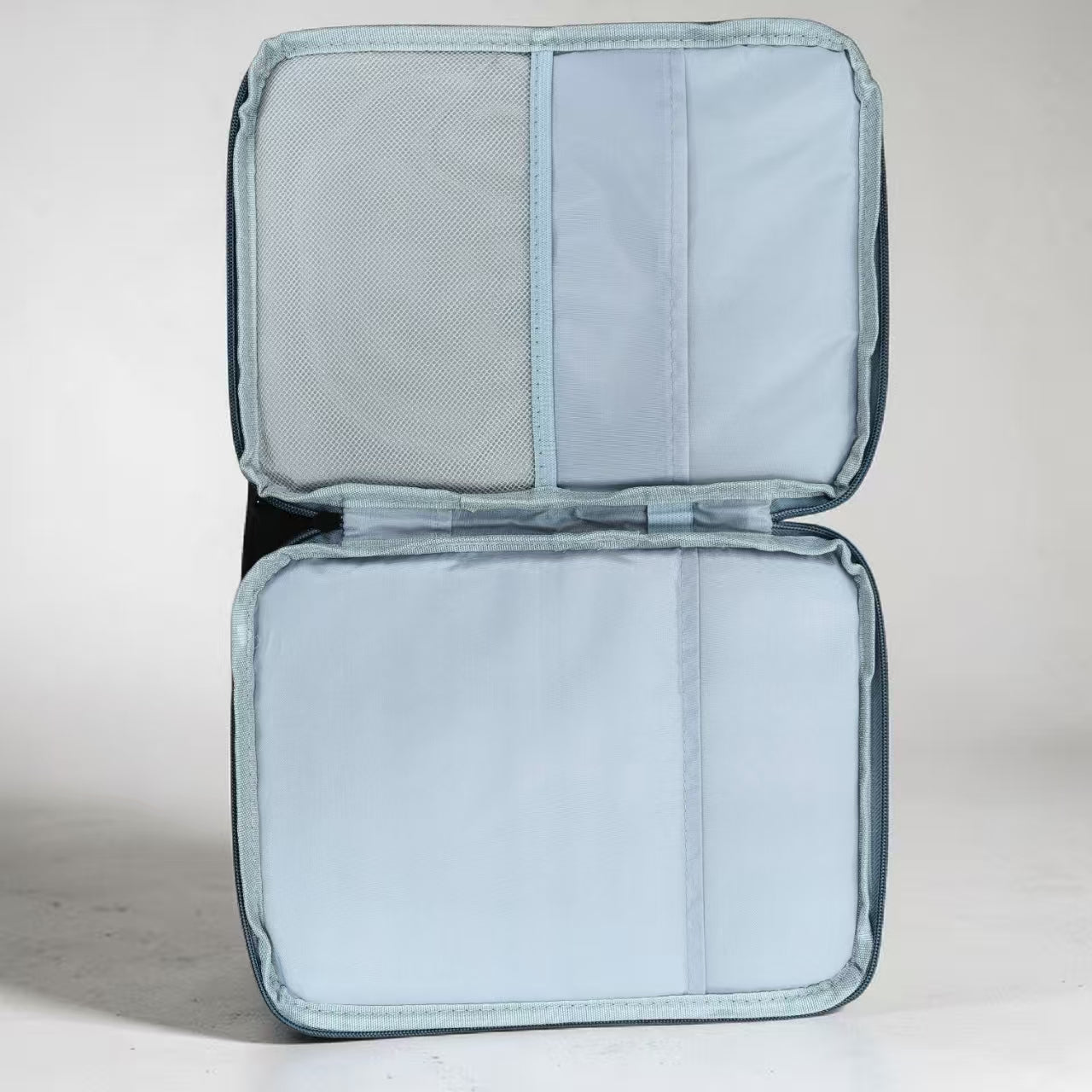 Personalised 12.9-inch tablet case in professional workspace showing corporate branding