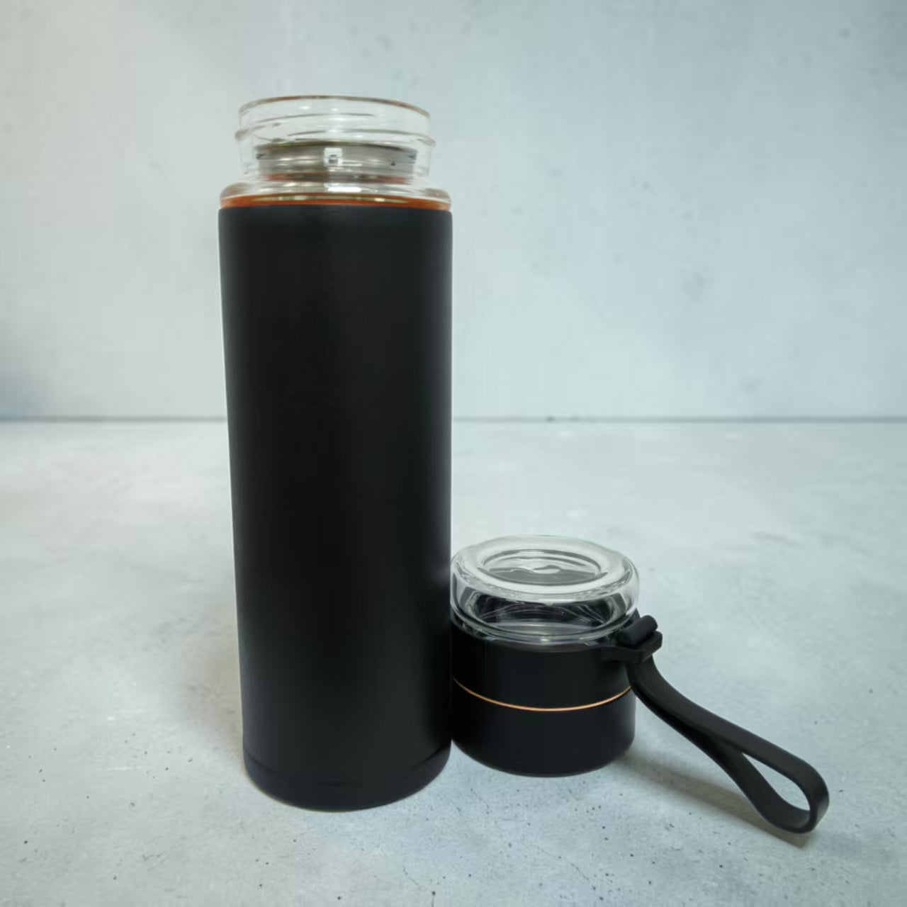 Professional printing process for custom logo application on glass tea infusers in Singapore facility