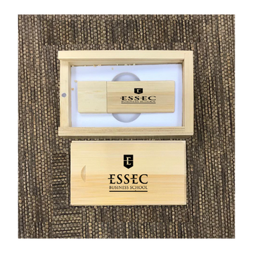 Custom Bamboo thumb drive set 01
