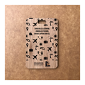 Custom Bamboo Luggage Tag 13