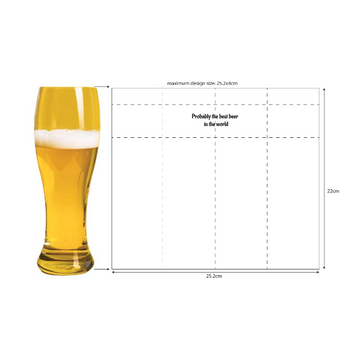 Custom Beer Glass Mug Printing 01