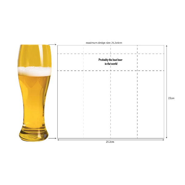 Custom Beer Glass Mug Printing 01