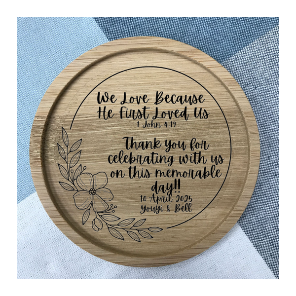 Custom Bamboo Coaster Printing 16