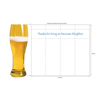 Custom Beer Glass Mug Printing 01