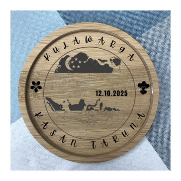 Custom Bamboo Coaster Printing 16