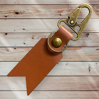 Eco Friendly Vegan Leather Keychain 01