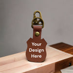 PU Keychain Leather Strap Personalisation 05