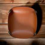 Eco Friendly Vegan Leather Tray 02 (14x13cm)