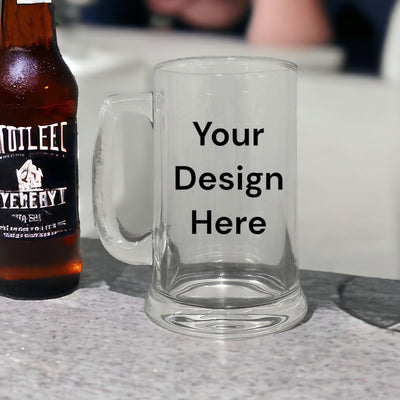 Personalised Beer Glass with Custom Design – Celebration Keepsake