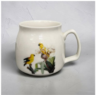 Personalised Porcelain Mugs Printing 06 with company logo printed on premium white porcelain mug 340ml