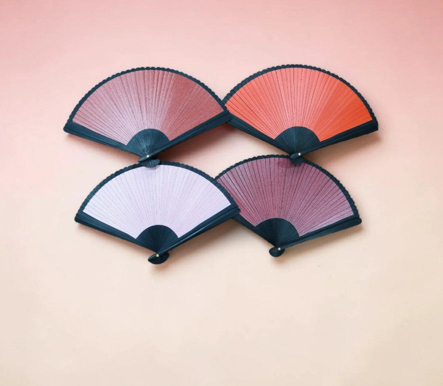 Corporate Branded Bamboo Fans with Custom Logo Printing