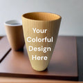 Custom Solid wood tea mug printing 03