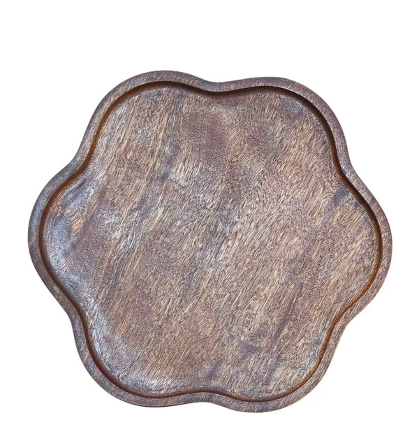 Custom solid wooden tray 31 (diameter:25cm)