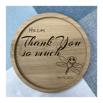 Custom Bamboo Coaster Printing 16