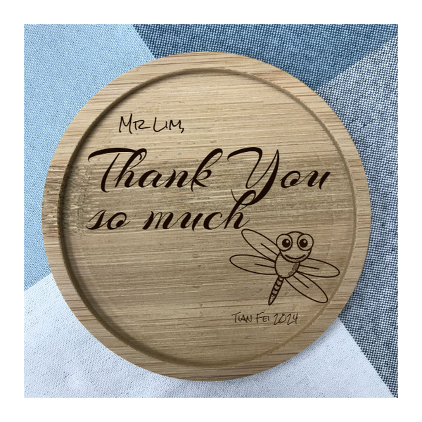 Custom Bamboo Coaster Printing 16