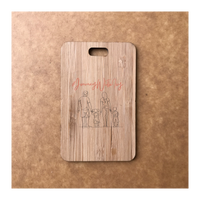 Custom Bamboo Luggage Tag 13