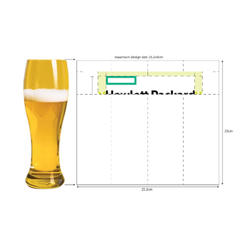 Custom Beer Glass Mug Printing 01