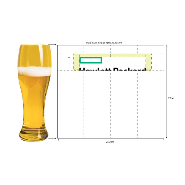 Custom Beer Glass Mug Printing 01