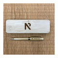 Custom Bamboo Ball Pen Printing 40