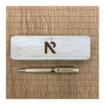Custom Bamboo Ball Pen Printing 40