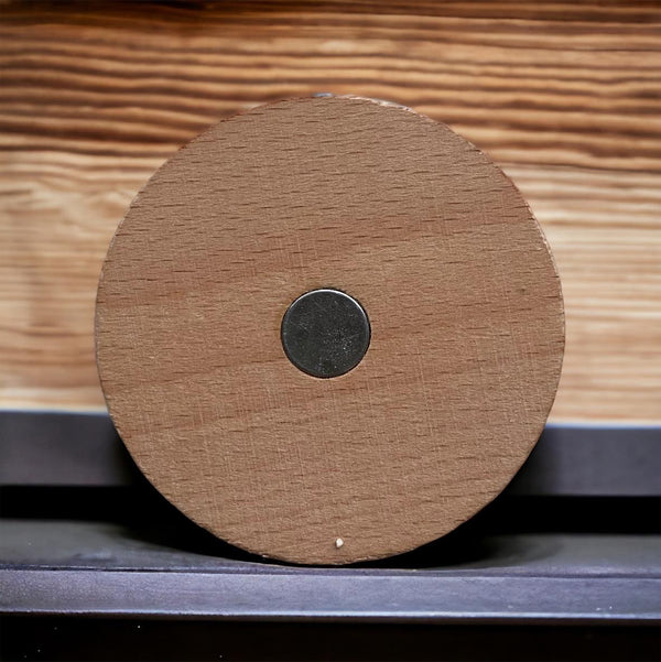 Custom Solid Wood Fridge Magnet 02
