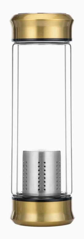 Custom Glass Tea Infuser Printing 01 with company logo Singapore