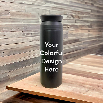Thermos Flask with Logo Print