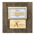 Custom Bamboo thumb drive set 01