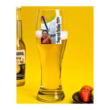 Custom Beer Glass Mug Printing 01