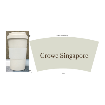 Bamboo fiber cup 02(420 ml, Engraved)