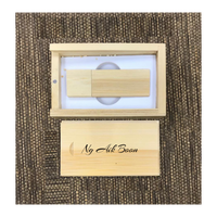 Custom Bamboo thumb drive set 01