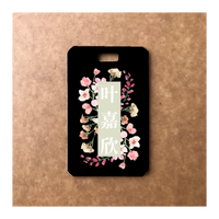 Custom Bamboo Luggage Tag 13