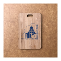 Custom Bamboo Luggage Tag 13